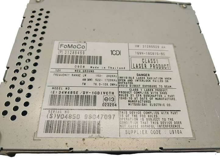 Volvo V70 (2007 - 2013)  7G9N18C815BC Радио/ проигрыватель CD/DVD / навигация