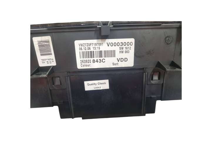 Volkswagen Caddy (2004 - 2010)  2K0920843C Спидометр (приборный щиток)