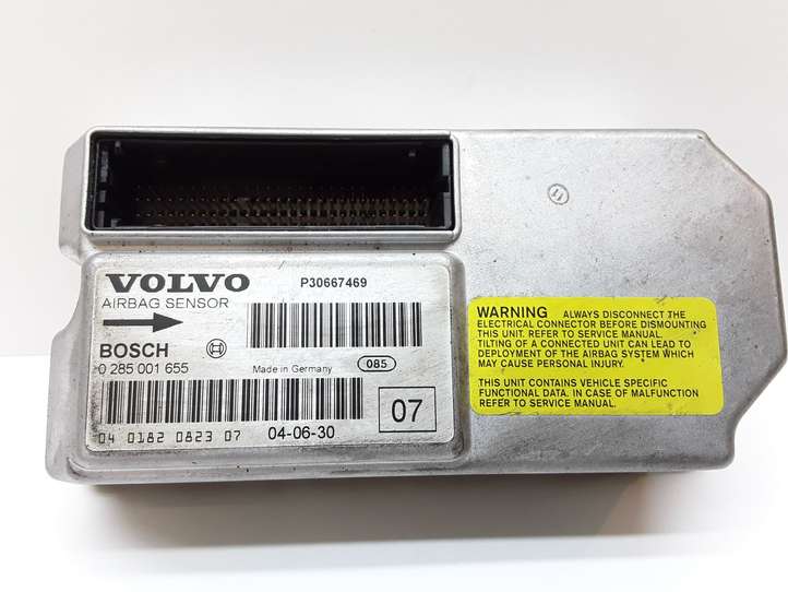 Volvo V70 (2004 - 2007)  0285001655 Блок управления надувных подушек