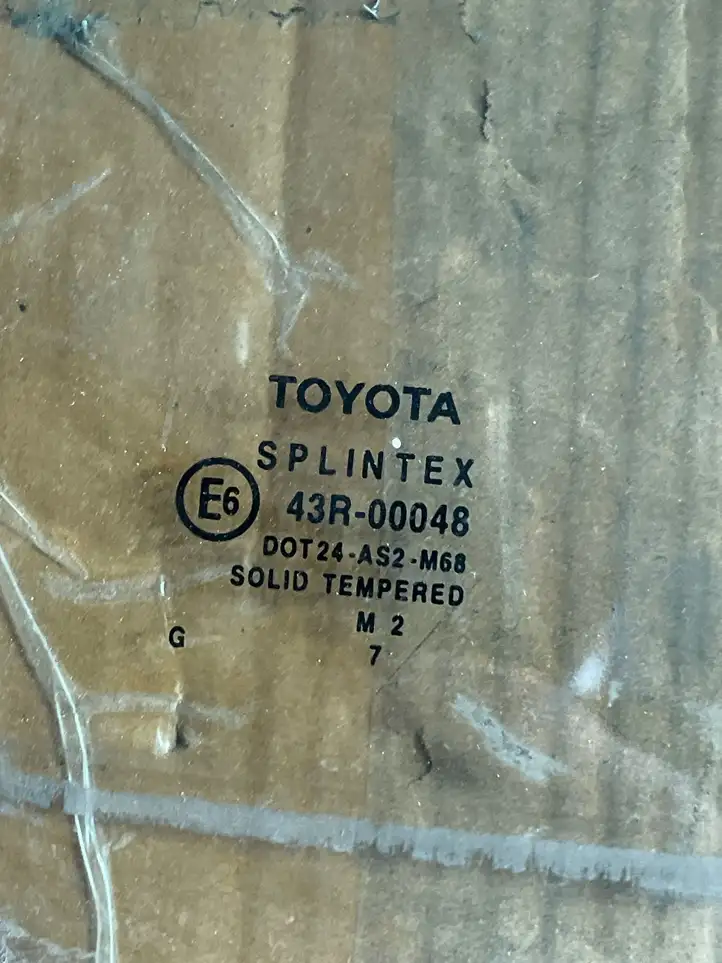 Toyota Avensis T250 (2003 - 2006) Стекло задней двери — фото 2