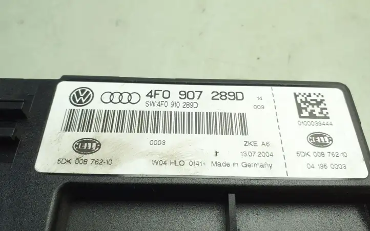 Audi A6 S6 C6 4F (2004 - 2008) 4F0907289D Модуль комфорта — фото 3
