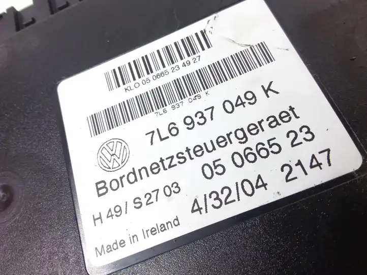 Volkswagen Touareg I (2002 - 2010) 7L6937049K Модуль комфорта — фото 3