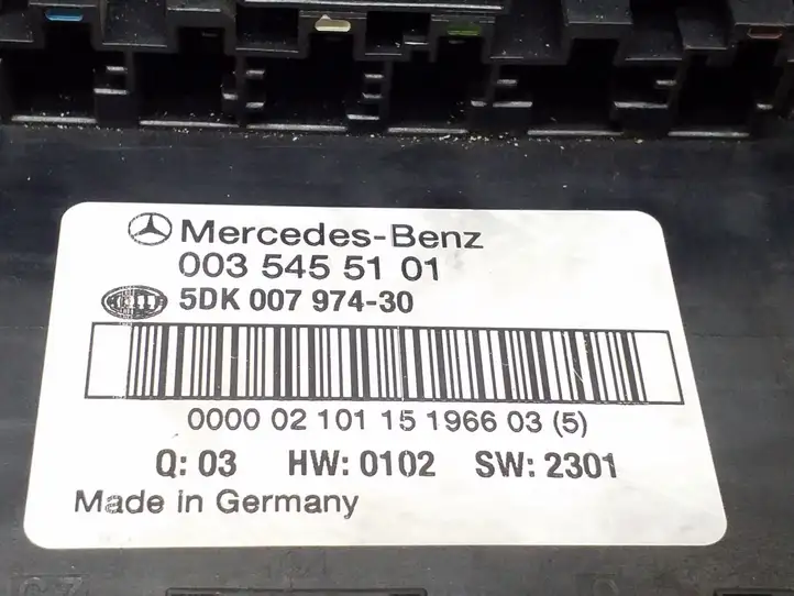 Mercedes-Benz C W203 (2000 - 2007) 0035455101 Модуль комфорта — фото 5