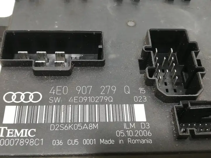 Audi A8 S8 D3 4E (2005 - 2007) 4E0907279Q Модуль комфорта — фото 2