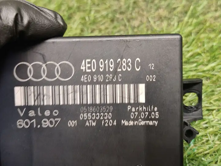 Audi A8 S8 D3 4E (2005 - 2007) 4E0919283C Блок управления парктрониками — фото 2