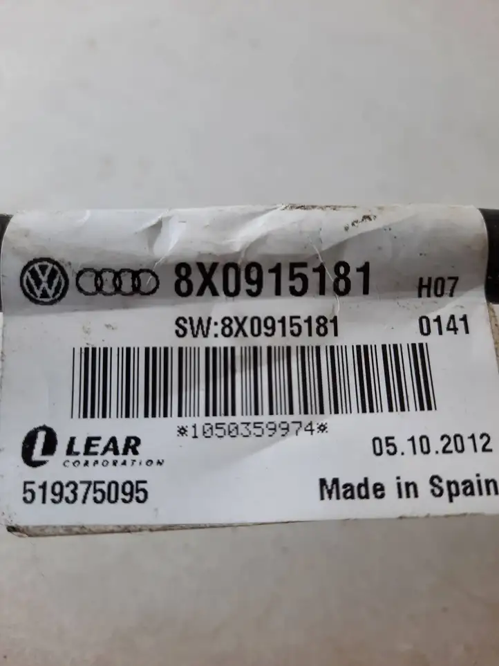 Audi A7 S7 4G (2010 - 2014) 8X0915181 Минусовой провод аккумулятора — фото 1