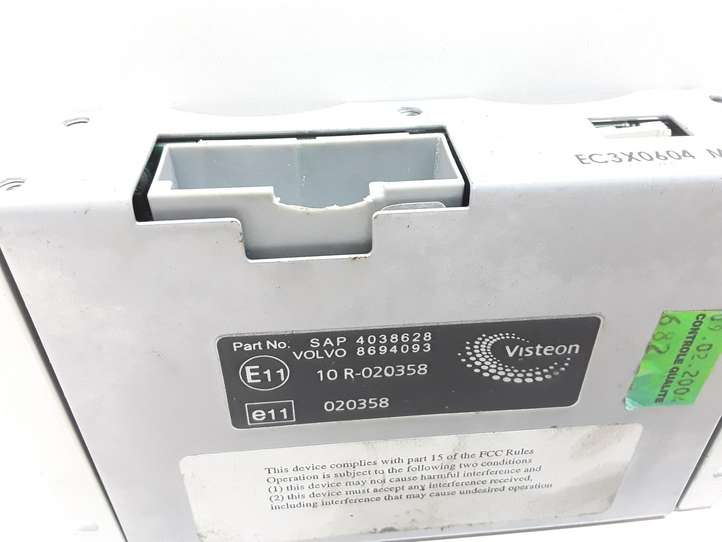 Volvo XC90 (2002 - 2006)  8694093 Звукоусилитель