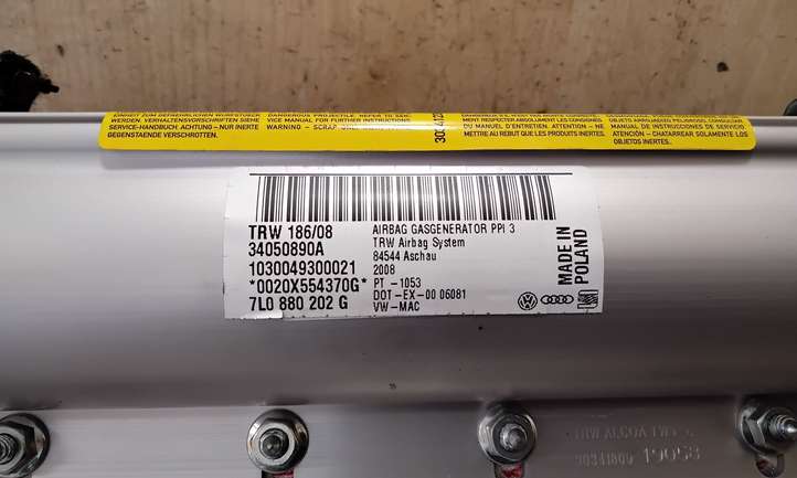 Volkswagen Touareg I (2002 - 2010)  7L0880202G Подушка безопастности пассажира
