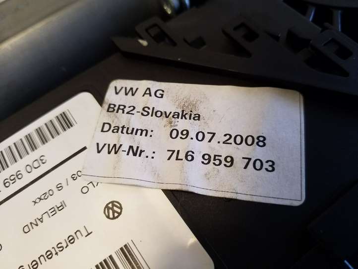Volkswagen Touareg I (2002 - 2010)  7L6959703 Механизм подъема окон задней двери