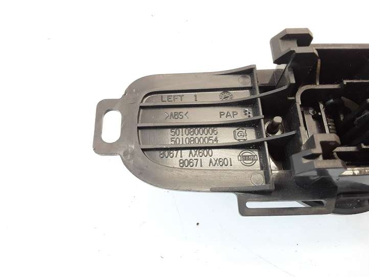 Nissan Micra (2003 - 2007)  80671AX600 Передняя звукоизоляция