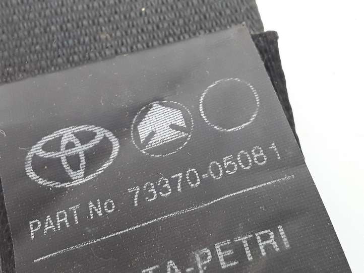 Toyota Avensis T250 (2006 - 2009)  7337005081 Задний ремень безопасности