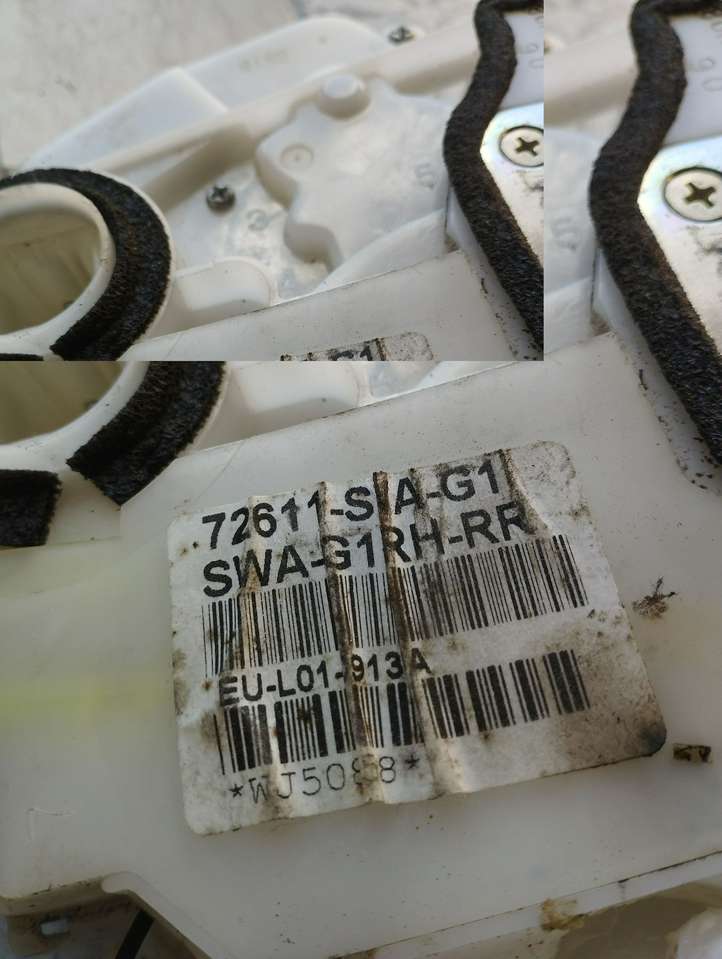 Honda CR-V (2006 - 2009)  72611SWAG1 Замок задней двери