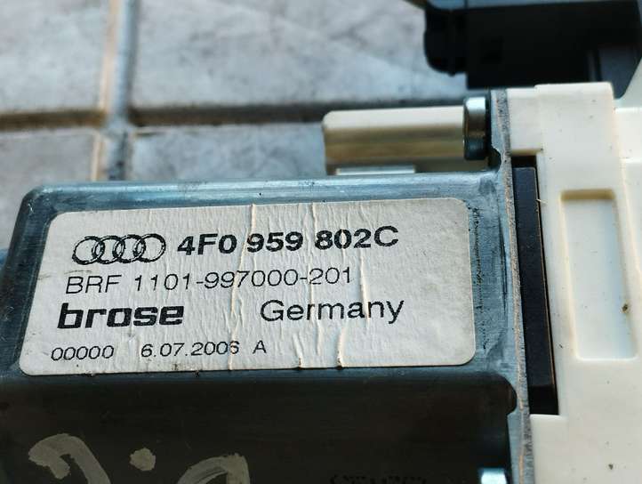 Audi A6 (2004 - 2008)  4F0959802C Механизм подъема окон задней двери