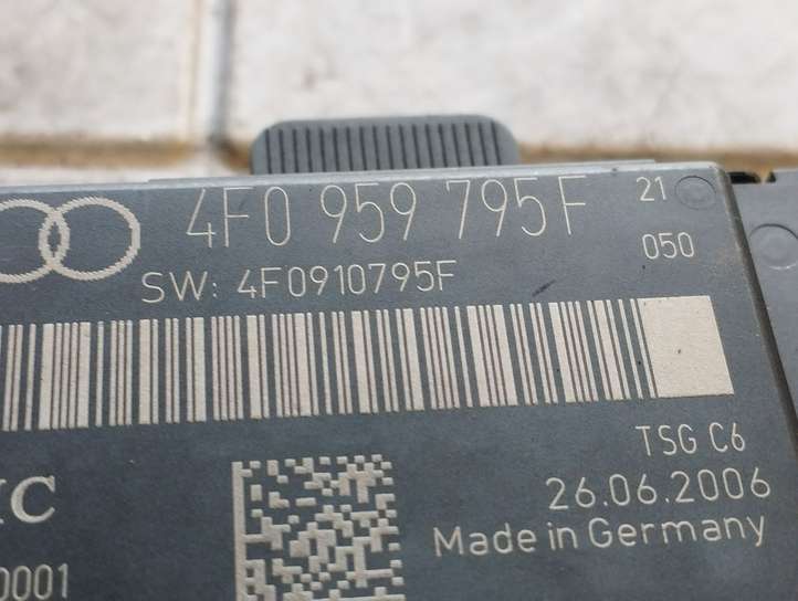 Audi A6 (2004 - 2008)  4F0959795F Блок управления дверью