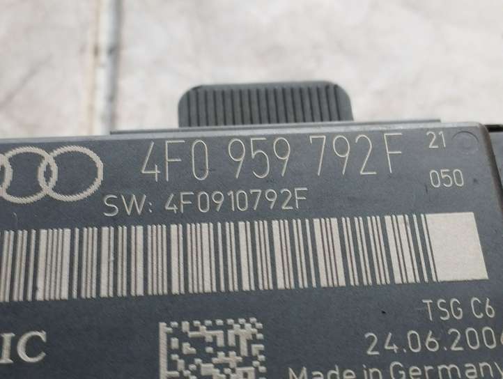Audi A6 (2004 - 2008)  4F0959792F Блок управления дверью