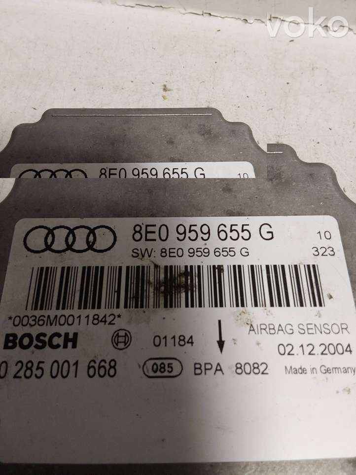 Audi A4 (2004 - 2009)  8E0959655G Блок управления надувных подушек