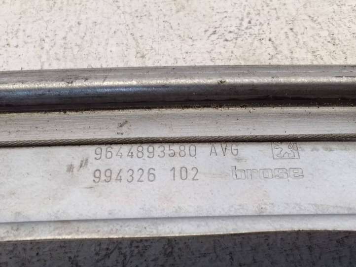 Peugeot 407 (2004 - 2011)  9644893580 Передний комплект электрического механизма для подъема окна