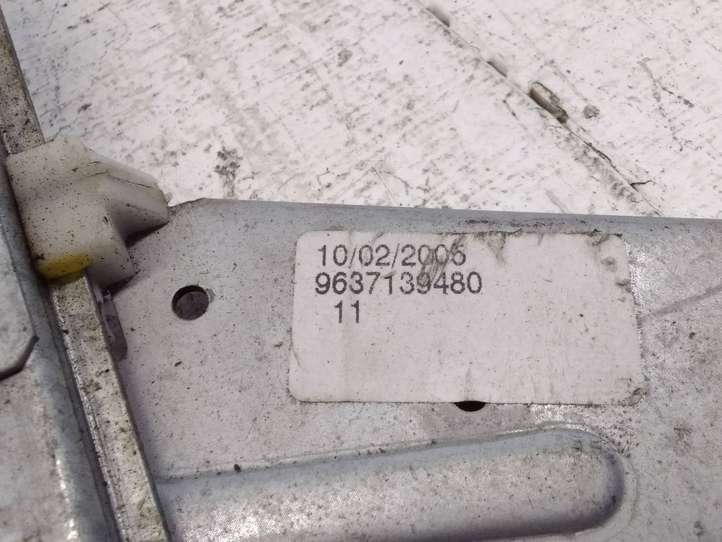 Peugeot 307 (2005 - 2008)  9637139480 Передний комплект электрического механизма для подъема окна