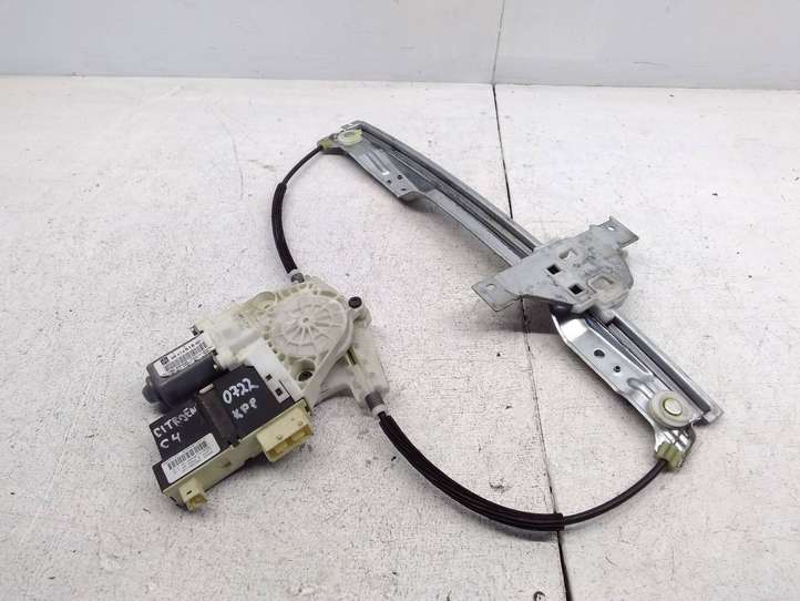 Citroen C4 (2004 - 2008)  9647441680 Передний комплект электрического механизма для подъема окна