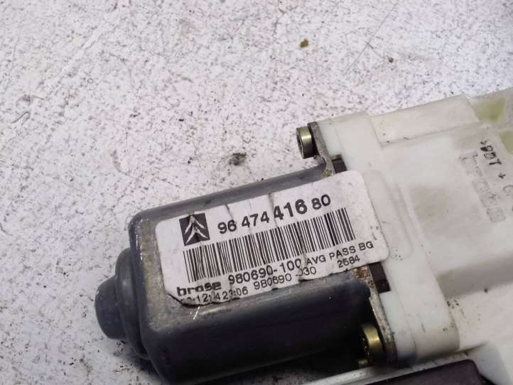 Citroen C4 (2004 - 2008)  9647441680 Передний комплект электрического механизма для подъема окна