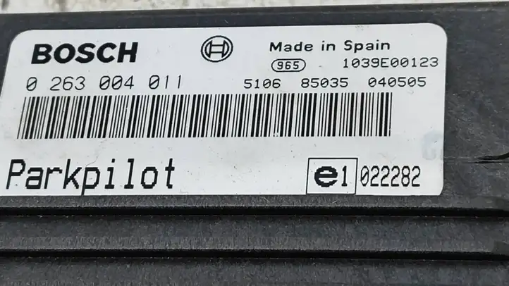 Opel Zafira B (2003 - 2006) 0263004011 Блок управления парктрониками — фото 2