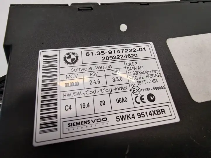 BMW X5 E70 (2006 - 2013) 61359147222 Блок иммобилайзера — фото 4