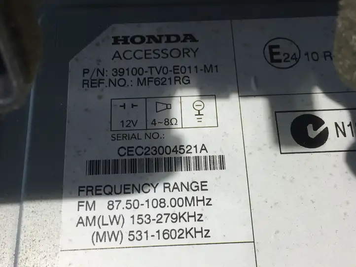 Honda Civic IX (2011 - 2017) 39100TV0E011M1 Магнитола / мультимедийная система — фото 5