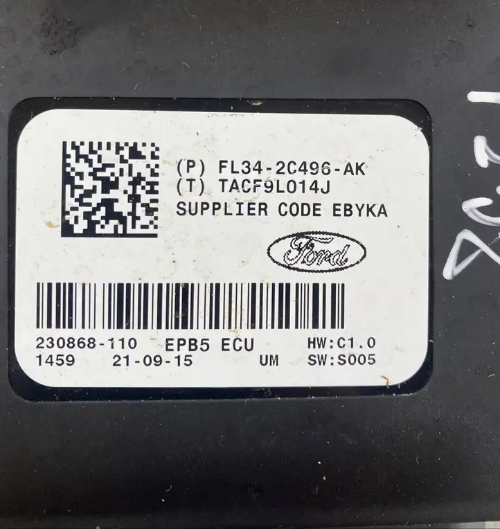 Ford F150 (2014 - 2018) FL342C496AK Блок управления стояночным тормозом (EPB) — фото 7