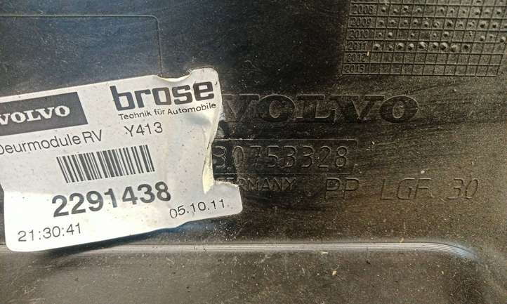 Volvo XC60 (2008 - 2013)  30753328 Передний комплект электрического механизма для подъема окна