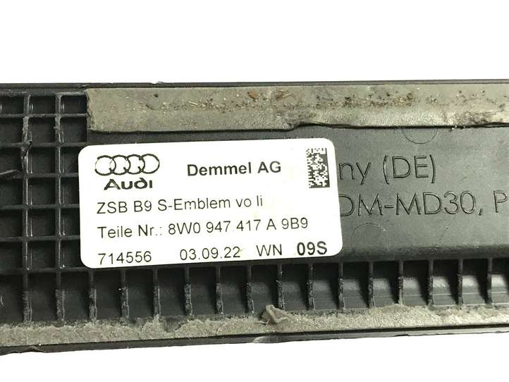 Audi A4 (2019 - )  8W0947418A Отделка переднего порога (внутренняя)