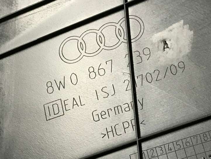 Audi A4 (2019 - )  8W0867239A Отделка стойки (B) (нижняя)