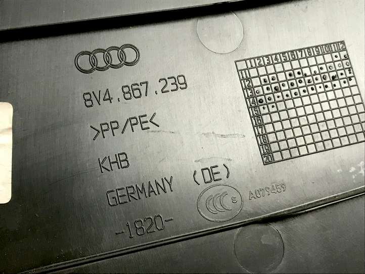 Audi A3/S3 8V (2012 - 2016)  8V4867239 Отделка стойки (B) (нижняя)
