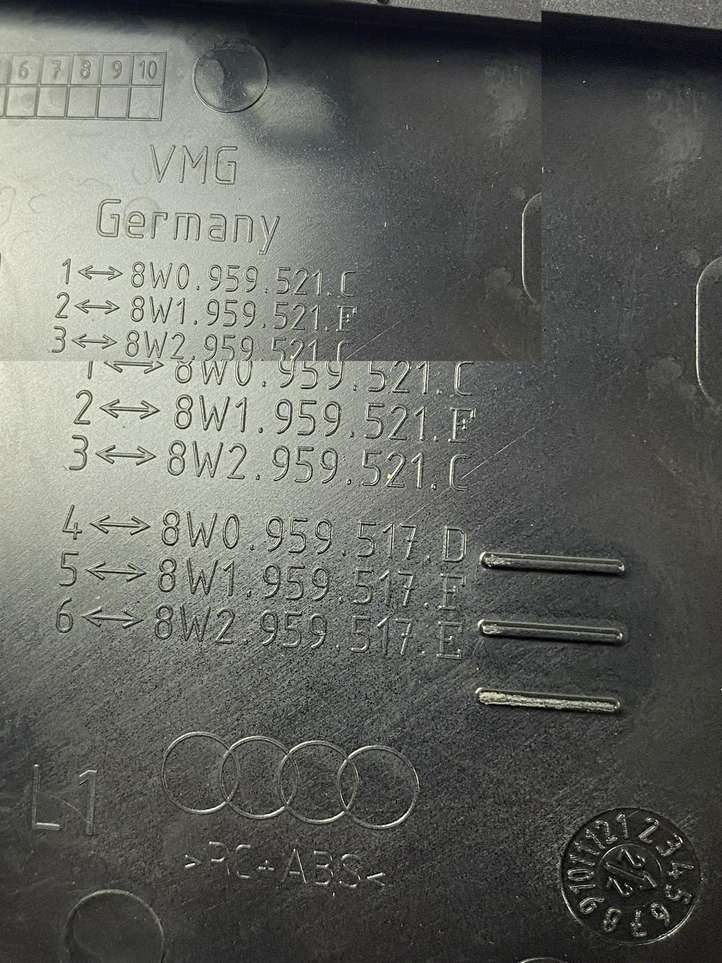 Audi A4 (2019 - )  8W0959523E Комплект отделки дверей