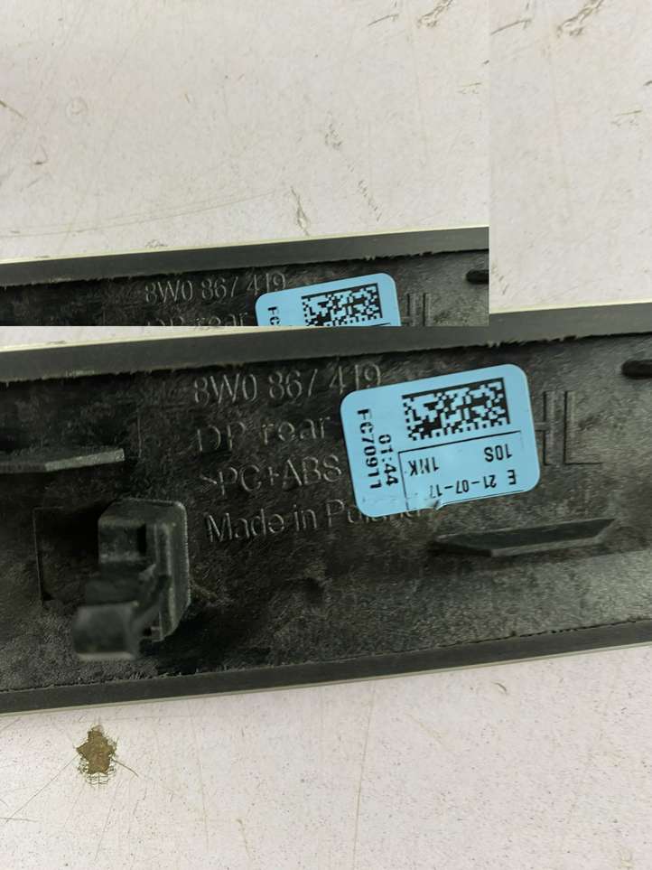 Audi A4 (2019 - )  8W0959523E Комплект отделки дверей