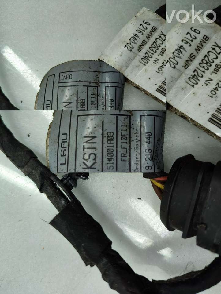 BMW 5 F10 F11 (2009 - 2016)  9216440 Проводка датчиков парковки