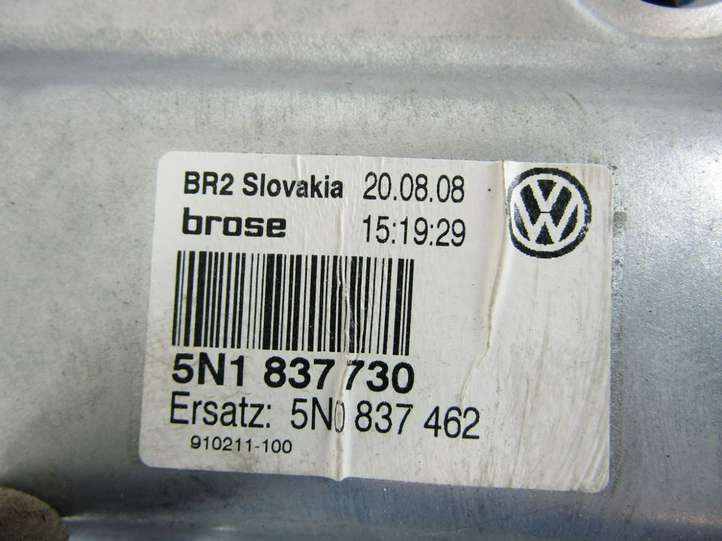 Volkswagen Tiguan (2007 - 2011)   Механизм для электрического подъема окон передней двери (без двигателя)