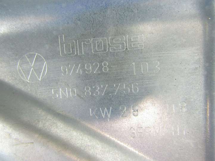 Volkswagen Tiguan (2007 - 2011)   Механизм для электрического подъема окон передней двери (без двигателя)