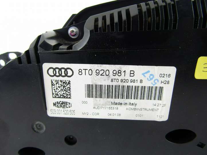 Audi A5 (2007 - 2011)   Спидометр (приборный щиток)