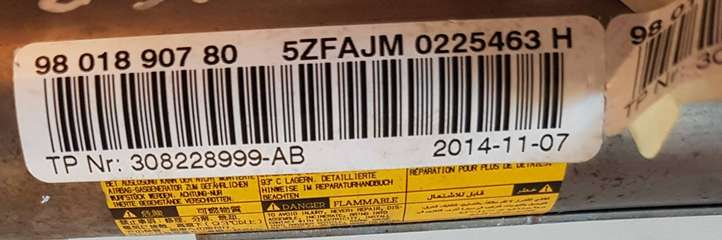 Citroen C4 (2011 - 2016)  9801890780 Звукоизоляция крыши