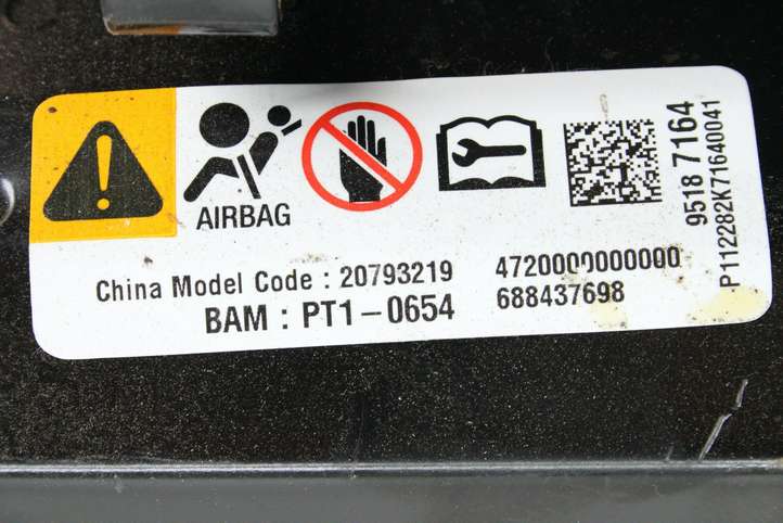 Opel Antara (2011 - 2017)  20793219 Подушка безопастности пассажира