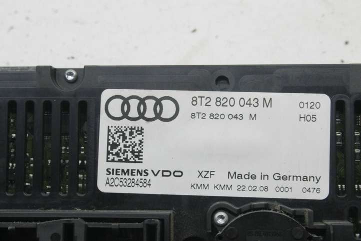 Audi A4 (2007 - 2011)  8T2820043M Управление климат контролем