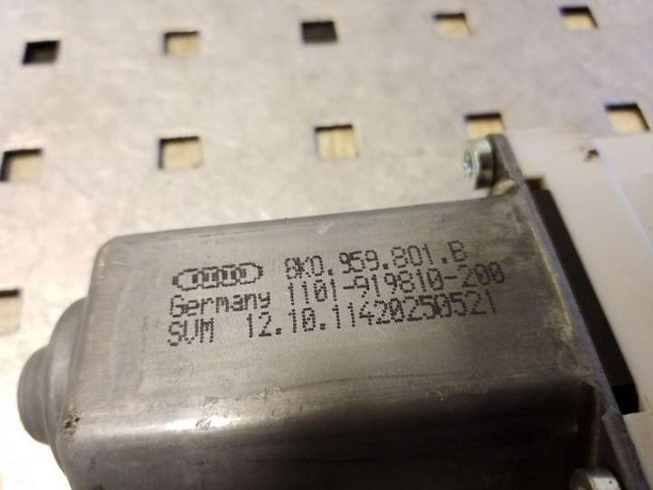 Audi A8 (2010 - 2014)  8K0959801B Механизм подъема окон задней двери