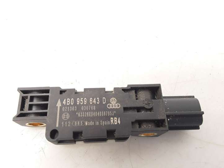 Audi A3/S3 8P (2008 - 2013)  4B0959643D Датчик удара надувных подушек