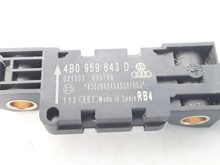 Audi A3/S3 8P (2008 - 2013)  4B0959643D Датчик удара надувных подушек