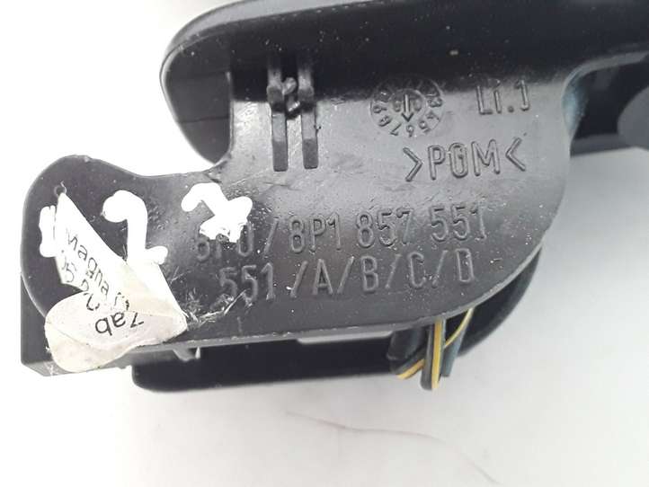 Audi A3/S3 8P (2008 - 2013)  8P0857551 Щиток от солнца