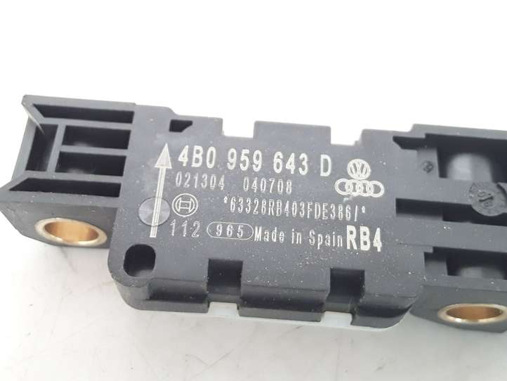 Audi A3/S3 8P (2008 - 2013)  4B0959643D Датчик удара надувных подушек