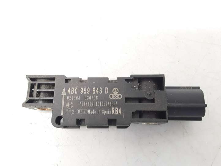Audi A3/S3 8P (2008 - 2013)  4B0959643D Датчик удара надувных подушек