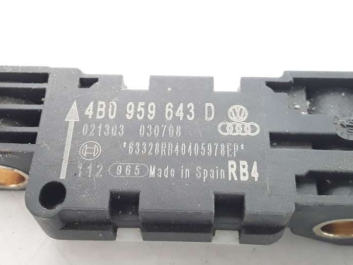 Audi A3/S3 8P (2008 - 2013)  4B0959643D Датчик удара надувных подушек