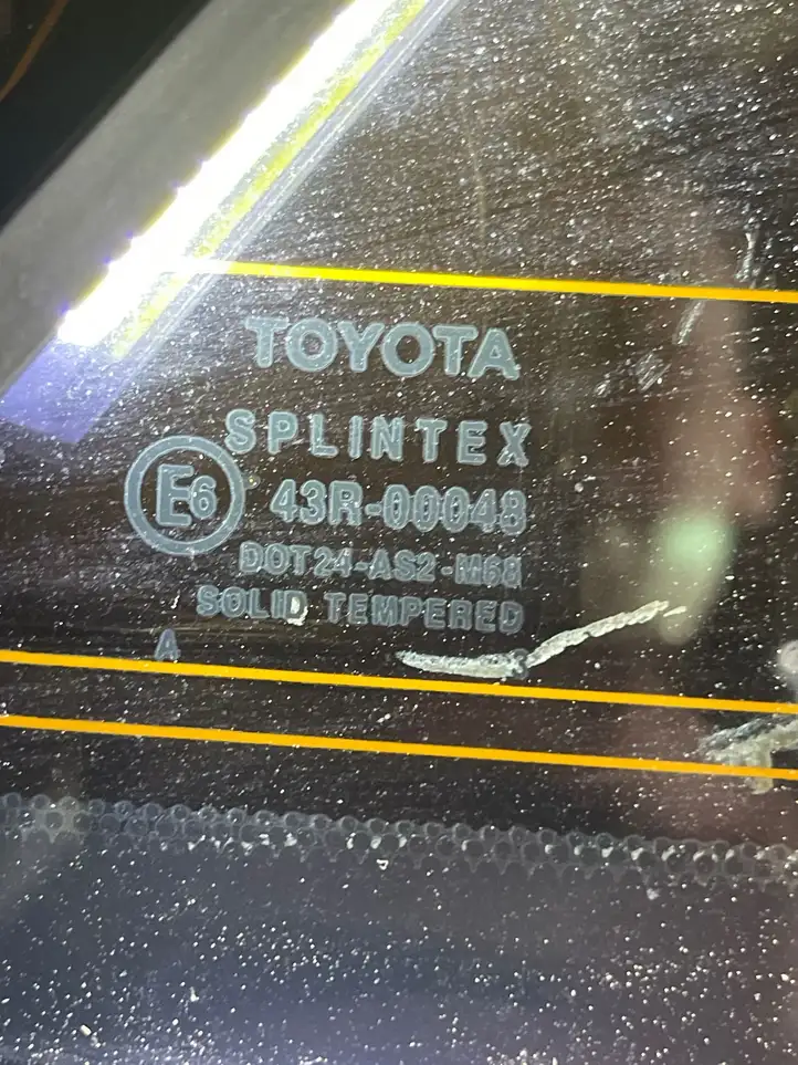 Toyota Avensis T250 (2003 - 2006) Заднее боковое стекло — фото 2