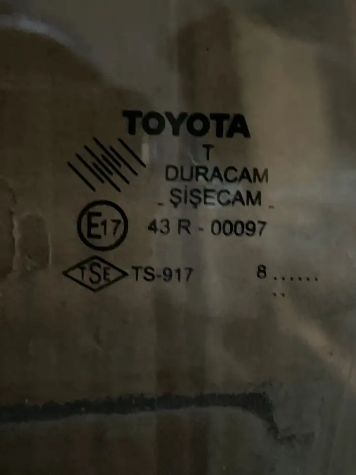 Toyota Corolla Verso E121 (2001 - 2004) Стекло передней двери — фото 2